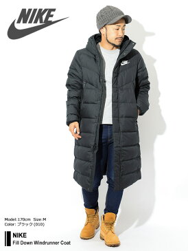 ナイキ NIKE ジャケット メンズ フィル ダウン ウインドランナー コート ( nike Fill Down Windrunner Coat ダウンコート ダウンジャケット ベンチコート フード ロング JACKET JAKET アウター メンズ 男性用 AA8854 )