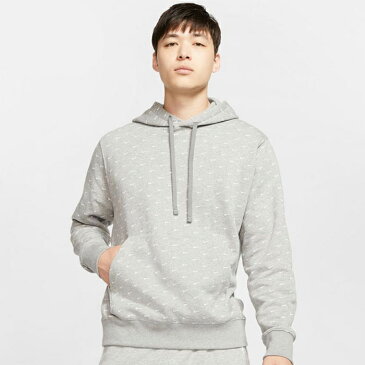 ナイキ NIKE プルオーバー パーカー メンズ フリース スウッシュ AOP ( nike Fleece Swoosh AOP Pullover Hoodie スウォッシュ フード フーディ スウェット Pull Over Hoody Parker トップス メンズ・男性用 CJ5406 ) ice field icefield