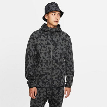 20周年セール！ナイキ NIKE パーカー ジップアップ メンズ テック フリース AOP フル ジップ フーディ ( nike Tech Fleece AOP Full Zip Hoodie カモ 迷彩 フード フーディー フルジップ スウェット Zip up Hoody Parker トップス メンズ 男性用 CJ5976 ) ice field icefield