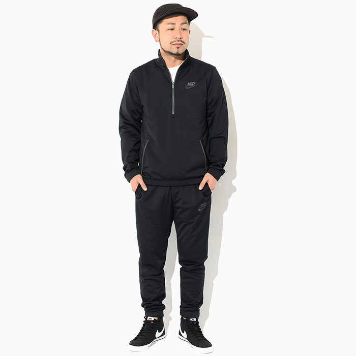 ナイキ NIKE セットアップ メンズ SPE PK ベーシック トラックスーツ ジャケット アンド パンツ ブラック/ブラック ( nike SPE PK Basic Track Suit JKT & Pant Black/Black 上下 トレーニング トラックジャケット トラックパンツ アウター ボトムス ジャージ DM6846-010 )