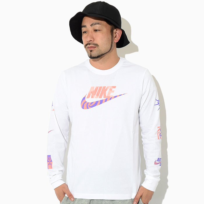 ナイキ NIKE ロンT Tシャツ 長袖 メンズ フェスティバル ハイブリット ホワイト ( nike Festival Hybrid L/S Tee White ティーシャツ T-SHIRTS ロング ロンティー 長袖Tシャツ カットソー トップス メンズ 男性用 DQ1072-100 ) ice field icefield