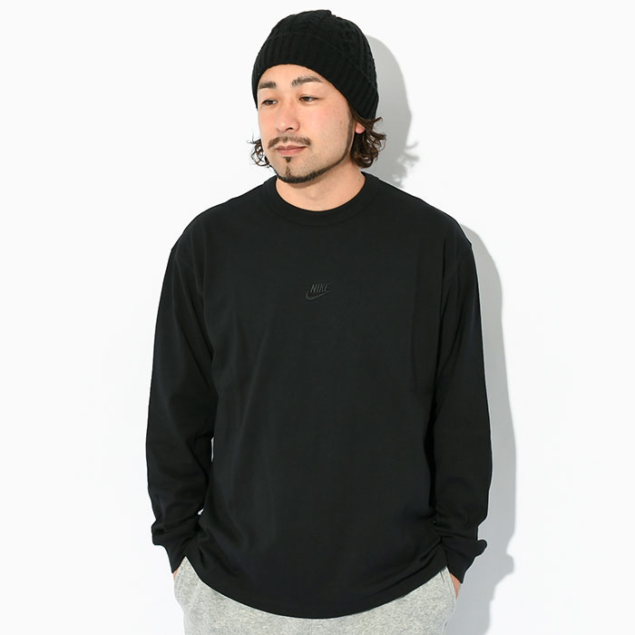 ナイキ NIKE ロンT Tシャツ 長袖 メンズ PREM エッセンシャル SUST ブラック ( nike PREM Essential SUST L/S Tee Black ティーシャツ T-SHIRTS ロング ロンティー 長袖Tシャツ カットソー トップス メンズ 男性用 DO7391-010 ) ice field icefield