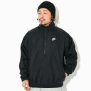 ナイキ NIKE ジャケット メンズ クラブ ウーブン UL トラック ブラック ( nike Club Woven UL Track JKT Black ビッグシルエット オーバーサイズ ウィンドブレーカー アノラック プルオーバー JACKET JAKET アウター ジャンパー ブルゾン メンズ 男性用 DQ4911-010 )