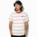 ナイキ NIKE Tシャツ 半袖 メンズ 23FA クラブ ストライプ ホワイト ( nike 23FA Club Stripe S/S Tee White ティーシャツ T-SHIRTS カットソー トップス メンズ 男性用 FD1359-100 ) M便 1/1 ice field icefield