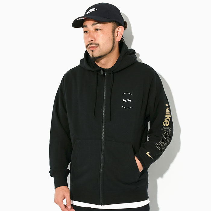 ナイキ パーカー メンズ ナイキ NIKE パーカー ジップアップ メンズ FT SPNT フル ジップ フーディー ブラック ( nike FT SPNT Full Zip Hoodie Black フード フーディー スウェット ジップパーカー フルジップ Zip up Hoody Parker トップス 男性用 FN7359-010 )