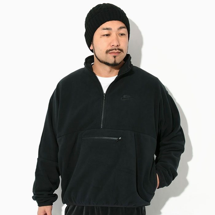 iCL NIKE Jbg\[  Y Nu+ PLR n[t Wbv gbv ubN ( nike Club+ PLR Half Zip Top Black t[X FLEECE gbvX Y jp DX0526-010 ) ice field icefield