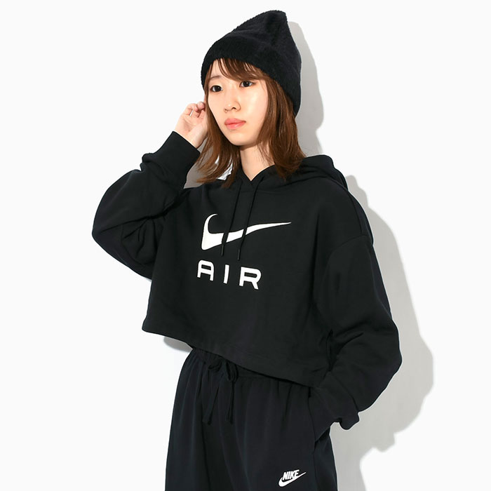 ナイキ パーカー レディース ナイキ NIKE パーカー プルオーバー レディース ウィメンズ エア フリース OS ブラック ( nike Womens Air Fleece OS Pullover Hoodie Black フード フーディ スウェット Pull Over Hoody Parker トップス レディース 女性用 FB8650-010 )