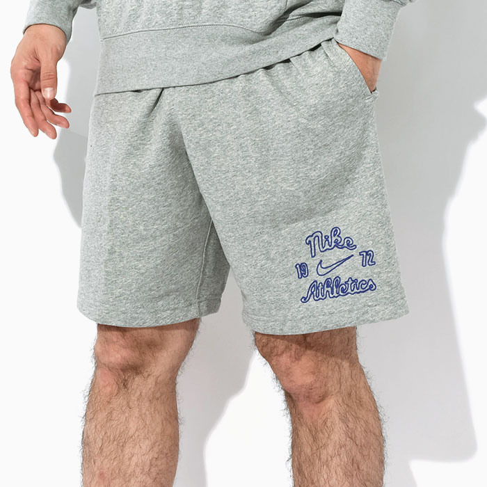 ナイキ NIKE ハーフパンツ メンズ クラブ FT バーシティー ショーツ グレー ( nike Club FT Varsity Short Grey スウェットショーツ ショートパンツ ハーフ パンツ ハーパン ボトムス メンズ 男性用 FV4450-063 )