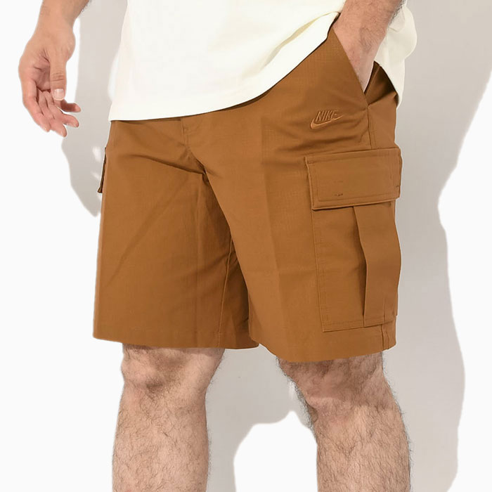 ナイキ NIKE ハーフパンツ メンズ クラブ WVN カーゴ ショーツ ブラウン ( nike Club WVN Cargo Short Brown カーゴパンツ ショートパンツ ハーパン ボトムス メンズ 男性用 FN3518-281 ) ice field icefield