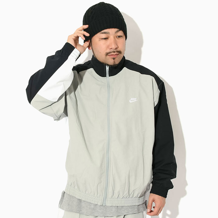 ʥ NIKE 㥱å   OS ֥ ȥå㥱å 졼 ( nike Club OS Woven Track JKT Grey...