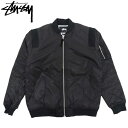 ステューシー ブルゾン メンズ 【アウトレット(不良箇所あり)】ステューシー STUSSY ジャケット メンズ MA-1 ( stussy JKT フライトジャケット 中綿 JACKET JAKET アウター ジャンパー・ブルゾン メンズ・男性用 115257 USAモデル 正規 品 ストゥーシー スチューシー ) ice field icefield