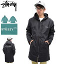 【アウトレット(不良箇所あり)】ステューシー STUSSY ジャケット メンズ Insulated Long Hooded Coach(stussy JKT ナイロンジャケット コーチジャケット JACKET JAKET アウター コーチ ジャンパー ブルゾン メンズ 男性用 115314 ストゥーシー スチューシー)