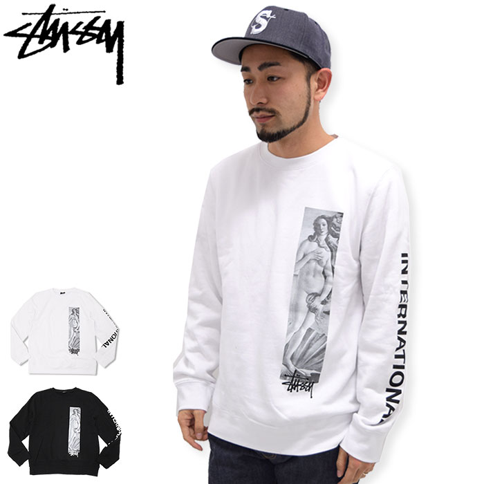 ステューシー トレーナー メンズ 【アウトレット(不良箇所あり)】ステューシー STUSSY トレーナー メンズ Birth Of Venus ( stussy sweat スウェット スエット トレナー トレイナー トップス メンズ・男性用 1913988 ストゥーシー スチューシー ) ice field icefield