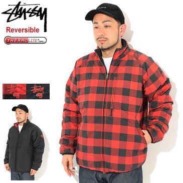 【アウトレット(不良箇所あり)】ステューシー STUSSY ジャケット Reversible Sierra ( stussy JKT リバーシブル 中綿 JACKET JAKET アウター ジャンパー・ブルゾン メンズ・男性用 015719 USAモデル 正規 品 ストゥーシー スチューシー ) ice field icefield