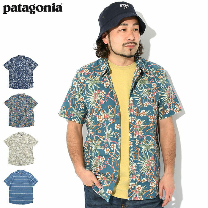 パタゴニア アウトドア トップス メンズ パタゴニア Patagonia シャツ 半袖 メンズ ゴー トゥ ( Patagonia Go To S/S Shirt カジュアルシャツ トップス アウトドア USAモデル 52691 ) ice field icefield