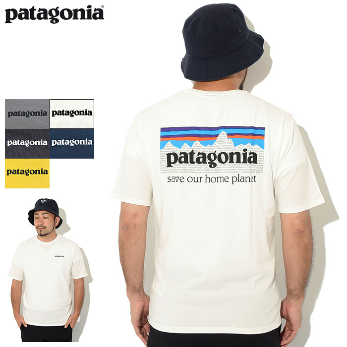 パタゴニア アウトドア トップス メンズ パタゴニア Patagonia Tシャツ 半袖 メンズ P-6 ミッション オーガニック ( Patagonia P-6 Mission Organic S/S Tee ティーシャツ T-SHIRTS カットソー トップス アウトドア USAモデル 37529 )[M便 1/1] ice field icefield