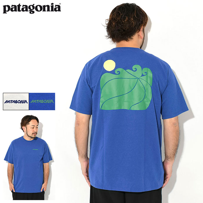 パタゴニア アウトドア トップス メンズ パタゴニア Patagonia Tシャツ 半袖 メンズ サンライズ ローラーズ レスポンシビリティー ( Patagonia Sunrise Rollers Responsibili S/S Tee ティーシャツ T-SHIRTS カットソー トップス アウトドア USAモデル 37718 )[M便 1/1]