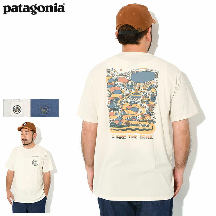 パタゴニア アウトドア トップス メンズ パタゴニア Patagonia Tシャツ 半袖 メンズ コモントレイル ポケット レスポンシビリティー ( Patagonia Commontrail Pocket Responsibili S/S Tee ポケT ティーシャツ T-SHIRTS カットソー トップス アウトドア USAモデル 37772 )[M便 1/1]