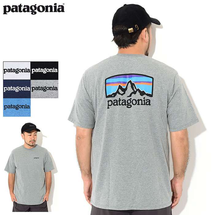 パタゴニア アウトドア トップス メンズ パタゴニア Patagonia Tシャツ 半袖 メンズ フィッツ ロイ ホライゾンズ レスポンシビリティー ( Patagonia Fitz Roy Horizons Responsibili S/S Tee ティーシャツ T-SHIRTS カットソー トップス アウトドア USAモデル 38501 )[M便 1/1] ice field icefield