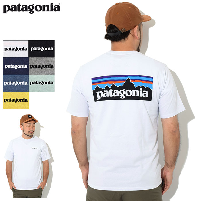 パタゴニア Patagonia Tシャツ 半袖 メンズ P-6 ロゴ レスポンシビリティー ( Patagonia P-6 Logo Responsibili S/S Tee ティーシャツ T-SHIRTS カットソー トップス アウトドア USAモデル 38504 )[M便 1/1] ice field icefield