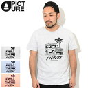 ピクチャー PICTURE Tシャツ 半袖 メンズ アングレット ( picture Anglet S/S Tee ティーシャツ T-SHIRTS カットソー トップス メンズ 男性用 アウトドア MTS689 ) M便 1/1 ice field icefield