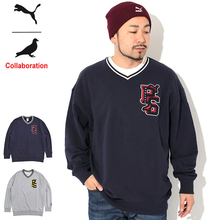 v[} PUMA g[i[ Y XeCv TR VlbN XEFbg R{ ( PUMA~STAPLE TR V-Neck Sweat XGbg gi[ gCi[ gbvX Y jp 622243 )