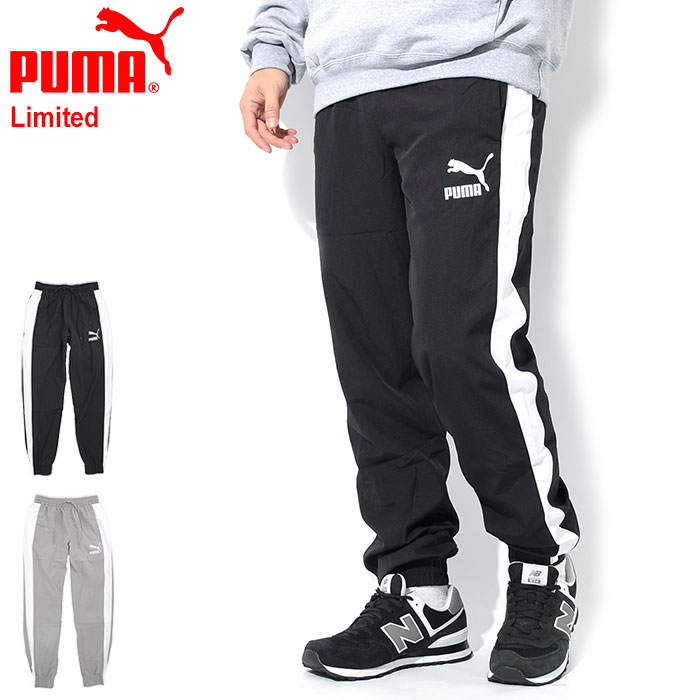 プーマ PUMA パンツ メンズ アイコニック T7 ウーブン トラックパンツ 限定 ( PUMA Iconic T7 Woven Track Pant Limited スポーツアパレル ボトムス メンズ 男性用 579007 )