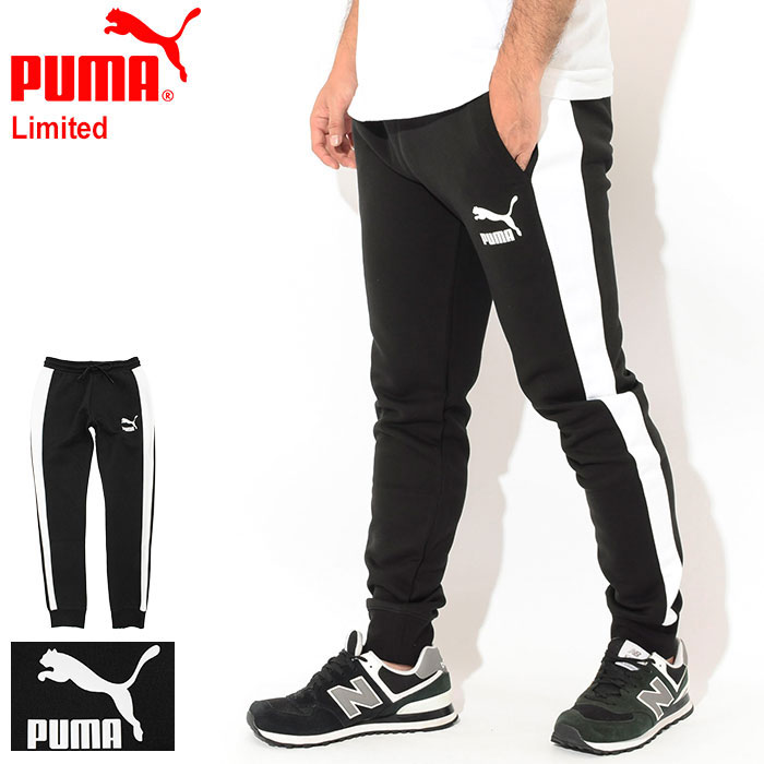 プーマ PUMA パンツ メンズ アイコニック T7 ダブル ニット トラックパンツ 限定 ( PUMA Iconic T7 Double Knit Track Pant Limited ジャージー ジャージパンツ スポーツアパレル ボトムス メンズ 男性用 530746 )