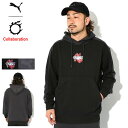 プーマ PUMA パーカー プルオーバー メンズ ファイナルファンタジー 14 アイコン コラボ ( PUMA×FINAL FANTASY XIV Icon Pullover Hoodie フード フーディ スウェット Pull Over Hoody Parker トップス メンズ 男性用 539040 )