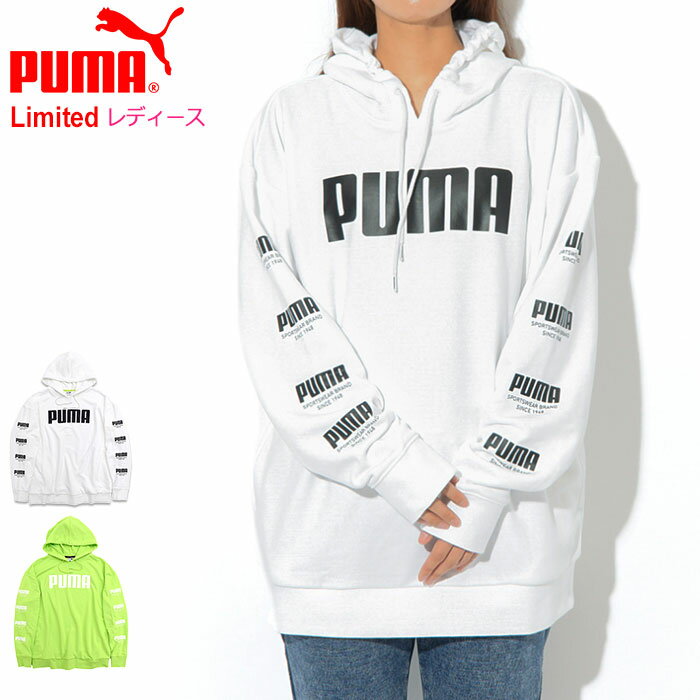 プーマ PUMA プルオーバー パーカー レディース アシディック パック 限定 ( PUMA Acidic Pack Pullover Hoodie Womens ビッグシルエット オーバーサイズ フード フーディ スウェット Pull Over Hoody Parker トップス レディース ウィメンズ 女性用 598294 )