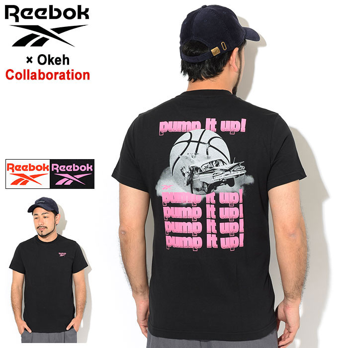 リーボック Reebok Tシャツ 半袖 メンズ オーケー CL SM GFX T3 コラボ ( reebok×Okeh CL SM GFX T3 S/S Tee ティーシャツ T-SHIRTS カットソー トップス メンズ 男性用 FS8798 FS8800 )[M便 1/1] ice field icefield