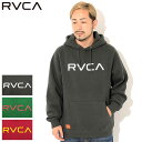 ルーカ RVCA パーカー プルオーバー メンズ 4 ビッグ ルーカ ( RVCA IV Big RVCA Pullover Hoodie フード フーディ スウェット Pull Over Hoody Parker トップス メンズ 男性用 BB042-018 ) ice field icefield