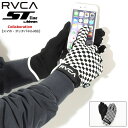 ルーカ RVCA 手袋 エスティーライン ST グローブ コラボ ( RVCA×ST line ST Glove スマートフォン対応 手ぶくろ メンズ 男性用 ...