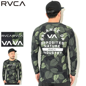 ルーカ RVCA カットソー 長袖 メンズ バランス アーチャーズ ラッシュガード ( Balance Archers Rashguard 水陸両用 ティーシャツ T-SHIRTS ロング ロンティー ロンt トップス サーフィン マリンスポーツ マリンレジャー ビーチ 海 UVカット 水着 メンズ 男性用 BC041-817 )