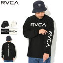 ルーカ RVCA ロンT Tシャツ 長袖 メンズ ルーカ ( RVCA RVCA L/S Tee ビッグシルエット オーバーサイズ ティーシャツ T-SHIRTS カットソー トップス ロング ロンティー 長袖Tシャツ メンズ 男性用 BF042051 ) ice field icefield