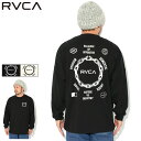 ルーカ RVCA ロンT Tシャツ 長袖 メンズ メタル アージー ( RVCA Metal Urgy L/S Tee ビッグシルエット オーバーサイズ ティーシャツ T-SHIRTS カットソー トップス ロング ロンティー 長袖Tシャツ メンズ 男性用 BF042053 ) ice field icefield