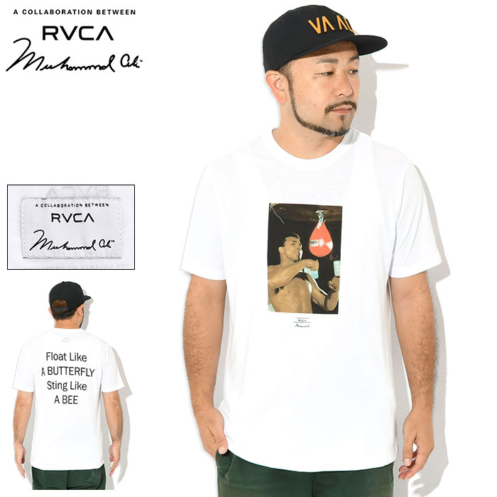 ルーカ RVCA Tシャツ 半袖 メンズ モハメド・アリ スティング ライク ア ビー コラボ ( RVCA×Muhammad Ali Sting Like A Bee S/S Tee ティーシャツ T-SHIRTS カットソー トップス メンズ 男性用 BF042211 )[M便 1/1] ice field icefield