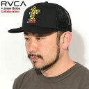 ルーカ RVCA キャップ ジェシー バルバ バルバクロス フォーミー トラッカーキャップ コラボ ( RVCA×Jesse Barba Barbacross ...