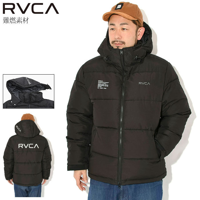 ルーカ RVCA ジャケット メンズ バック プリント パファー ( RVCA Back Print Puffer JKT 難燃 中綿 保温 暖かい あったか 防寒 JACKET JAKET アウター ジャンパー・ブルゾン メンズ 男性用 BF042760 )