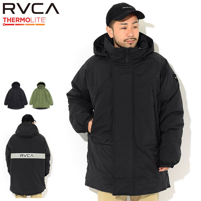 ルーカ RVCA ジャケット メンズ リフレクター プリント パファー モッズ コート ( RVCA Reflector Print Puffer Mods Coat ビッグシルエット オーバーサイズ モッズパーカー 中綿 JACKET JAKET アウター ジャンパー・ブルゾン メンズ 男性用 BA042-763 )