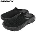 【ポイント10倍】サロモン SALOMON サンダル メンズ 男性用 リラックス スライド 6.0 Black/Black/Alloy ( SALOMON RE...