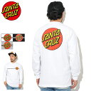 サンタクルーズ SANTA CRUZ ロンT Tシャツ 長袖 メンズ クラシック ドット ( SANTA CRUZ Classic Dot L/S Tee ティーシャツ T-SHIRTS ロング ロンティー 長袖Tシャツ カットソー トップス メンズ 男性用 4414061 ) ice field icefield