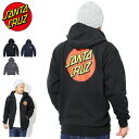 サンタクルーズ SANTA CRUZ パーカー ジップアップ メンズ クラシック ドット ( SANTA CRUZ Classic Dot Full Zip Hoodie フード フーディー ジップパーカー フルジップ スウェット Zip up Hoody Parker トップス メンズ 男性用 44251127 ) ice field icefield