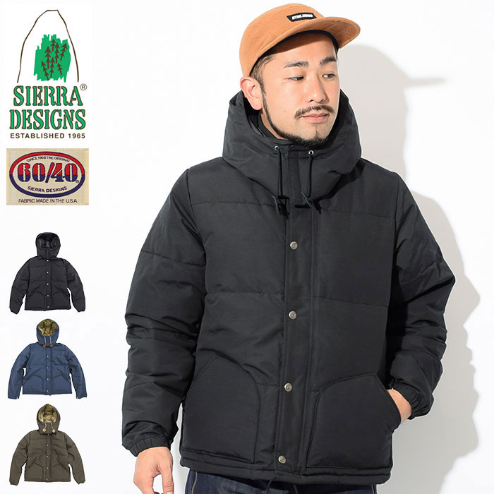 シエラデザイン ダウン メンズ 【ポイント10倍】シエラデザインズ SIERRA DESIGNS ジャケット メンズ ダウン シエラ ( SIERRADESIGNS Down Sierra JKT 60/40クロス ロクヨン ダウンジャケット フード JACKET アウター ジャンパー・ブルゾン シェラデザイン 7951 )