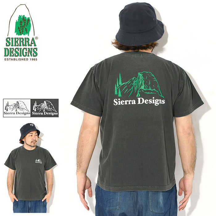 Rakuten - 【ポイント10倍】シエラデザインズ SIERRA DESIGNS Tシャツ 半袖 メンズ ハーフ ドーム グラフィック ( SIERRA DESIGNS Half Dome Graphic S/S Tee ティーシャツ T-SHIRTS カットソー トップス シェラデザイン 921802 )[M便 1/1]