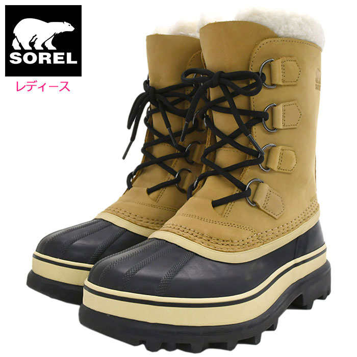 ソレル スノーブーツ メンズ ソレル SOREL スノーブーツ レディース 女性用 カリブー WP Buff ウィメンズ ( Sorel CARIBOU WP WOMENS 防水 Boot Boots 2023FW スノー・ブーツ ウィンター・ブーツ 靴・ブーツ soreru Ladys ウーマンズ ベージュ NL1005-280 )