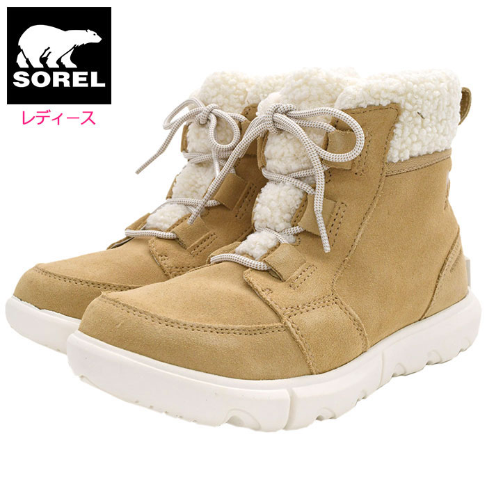 ソレル SOREL スノーブーツ レディース 女性用 エクスプローラー ネクスト カーニバル WP Canoe/Sea Salt ウィメンズ ( SOREL EXPLORER NEXT CARNIVAL WP WOMENS 防水 Boot Boots 2023FW スノー・ブーツ ウィンター・ブーツ 靴・ブーツ soreru NL5026-262 )