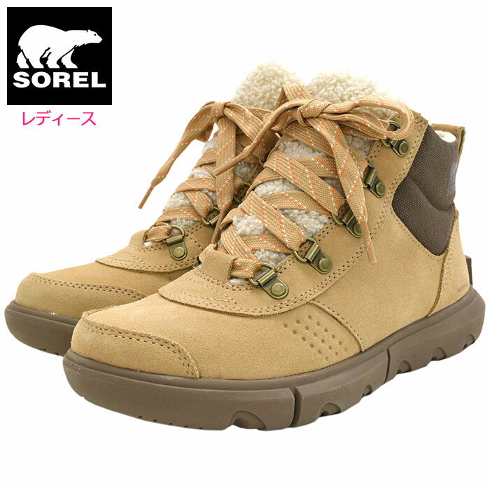 ソレル SOREL スノーブーツ レディース 女性用 エクスプローラー ネクスト ハイカー WP Canoe/Wet Sand ウィメンズ ( SOREL EXPLORER NEXT HIKER WP WOMENS 防水 Boot Boots 2023FW スノー・ブーツ ウィンター・ブーツ 靴・ブーツ soreru NL5028-262 )