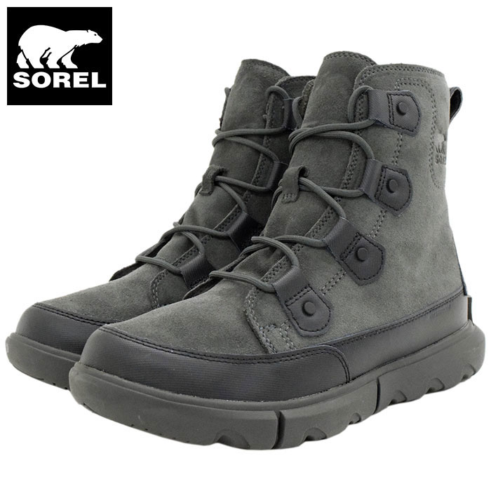 ソレル SOREL スノーブーツ メンズ 男性用 ソレル エクスプローラー ブーツ WP Black/Jet ( Sorel SOREL EXPLORER BOOT WP 防水 Boot Boots 2022FW スノー・ブーツ ウィンター・ブーツ 靴・ブーツ soreru NM4499-010 ) ice field icefield