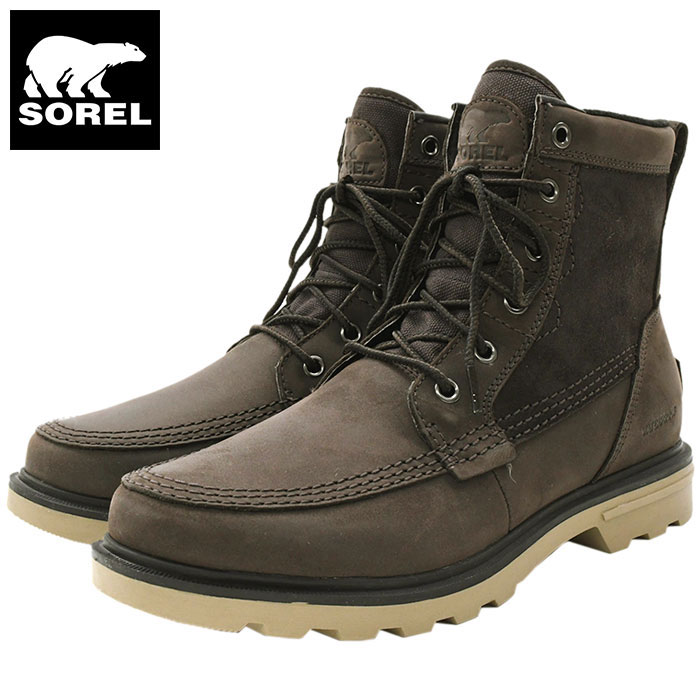 ソレル スノーブーツ メンズ ソレル SOREL スノーブーツ メンズ 男性用 カーソン ストーム WP Blackened Brown/Khaki II ( Sorel CARSON STORM WP 防水 Boot Boots 2023FW スノー・ブーツ ウィンター・ブーツ 靴・ブーツ soreru NM4901-205 ) ice field icefield